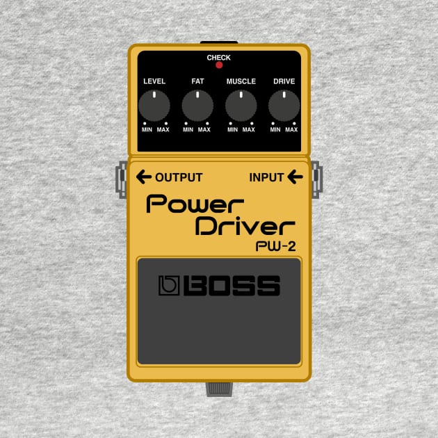 Boss PW-2 Power Driver Guitar Effect Pedal by conform